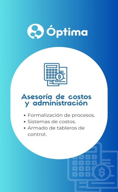 Asesoría de costos y administración